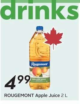 ROUGEMONT Apple Juice 2 L