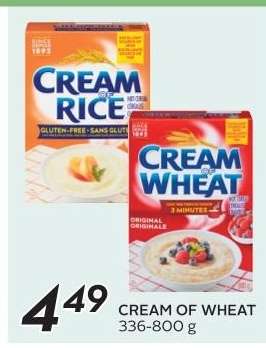 CREAM OF WHEAT
