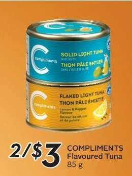 COMPLIMENTS Flavoured Tuna
