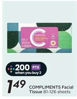 COMPLIMENTS Facial Tissue