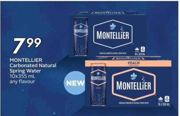 Montellier Carbonated Natural Spring Water