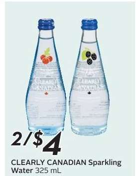 CLEARLY CANADIAN Sparkling Water 325 mL
