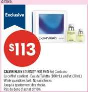 CALVIN KLEIN ETERNITY FOR MEN Set
