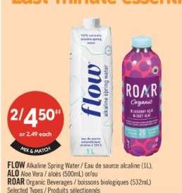 Flow Alkaline Spring Water