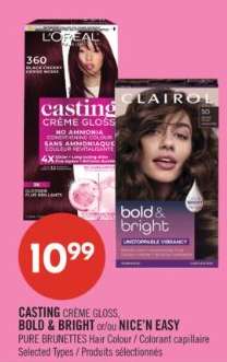 CASTING CRÈME GLOSS, BOLD & BRIGHT or NICE'N EASY