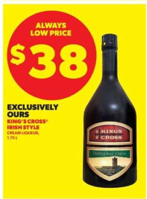 KING’S CROSS Irish Style Cream Liqueur
