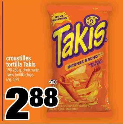 CROUSTILLES TORTILLA TAKIS
