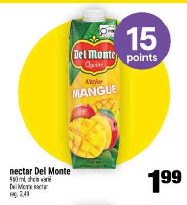 NECTAR DEL MONTE