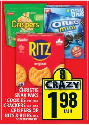 CHRISTIE SNAK PAKS