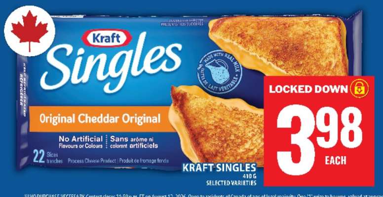 Kraft Singles Original Cheddar