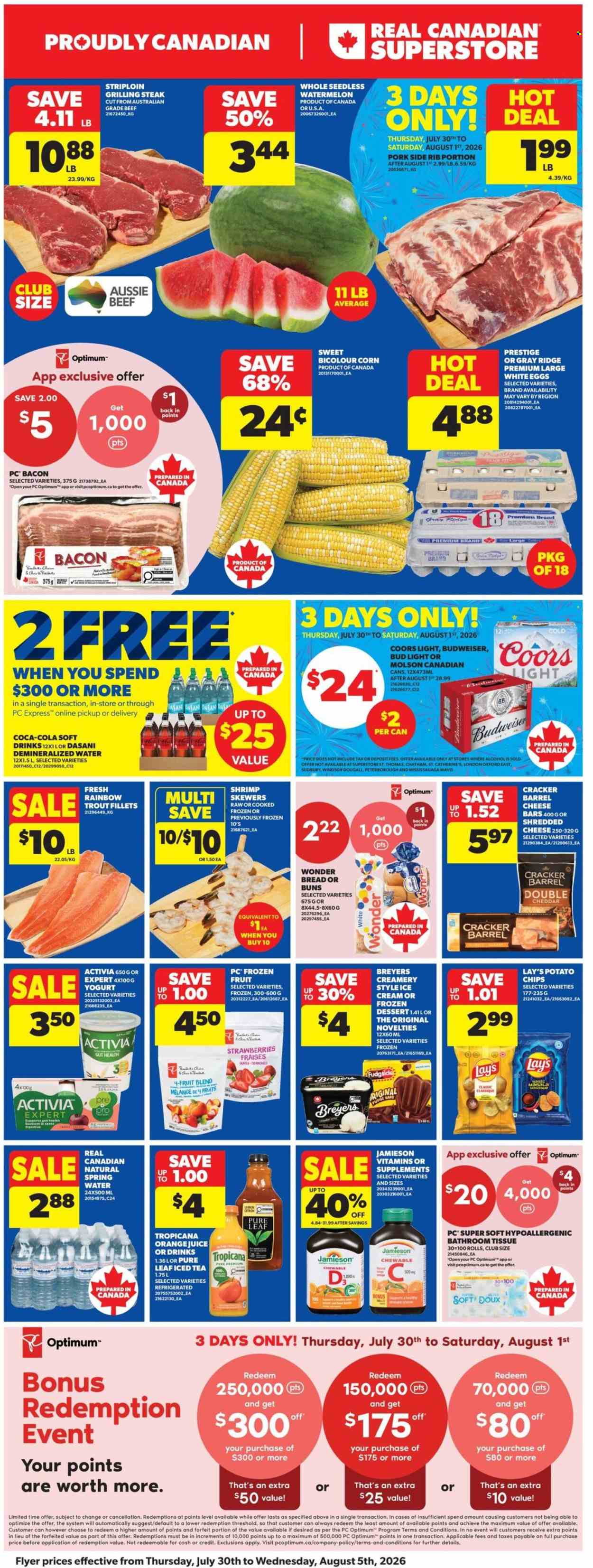 Real Canadian Superstore flyer  - July 30, 2026 - August 05, 2026. Page 1