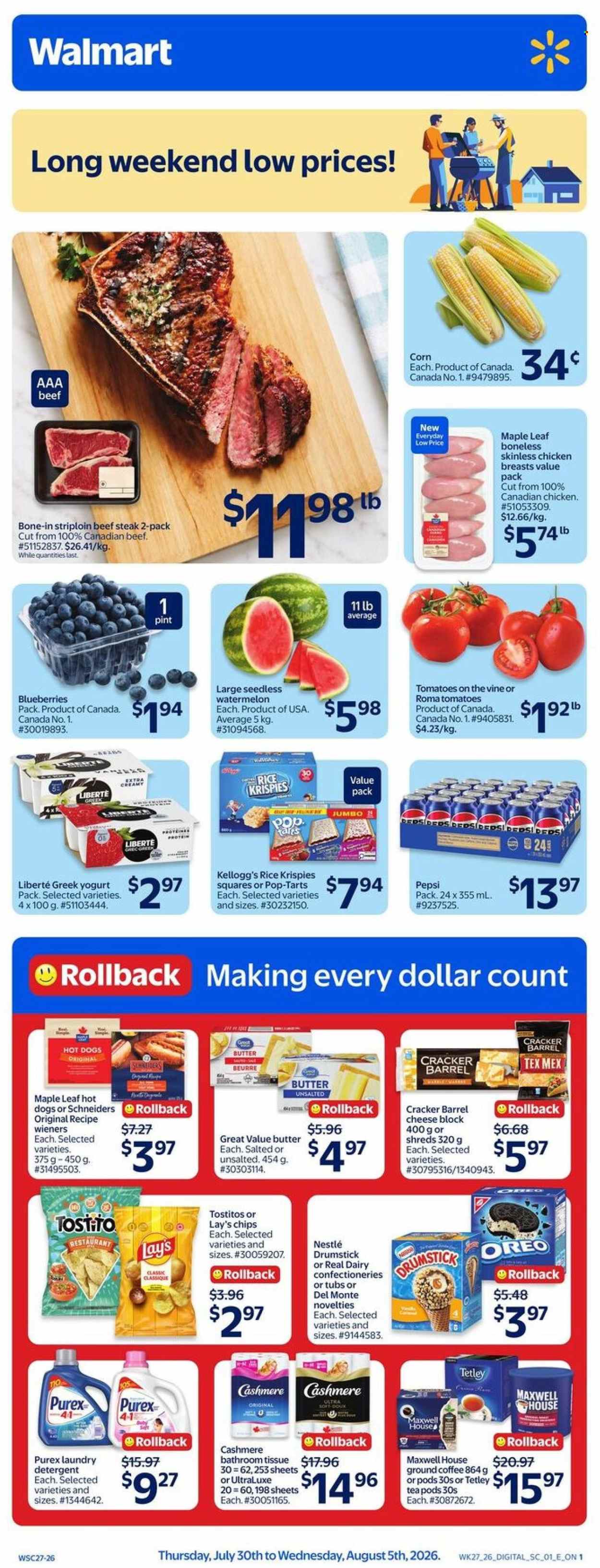 Walmart flyer  - July 30, 2026 - August 05, 2026. Page 3