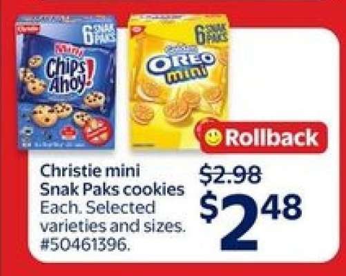 Christie Mini Snak Paks Cookies