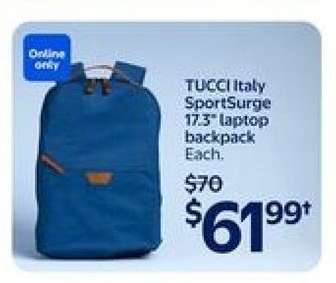 TUCCI Italy SportSurge 17.3" laptop backpack