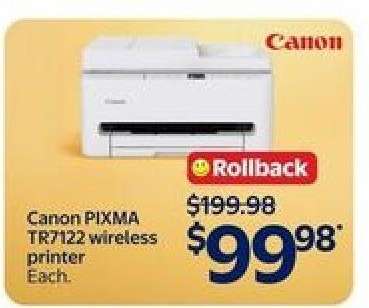 Canon PIXMA TR7122 wireless printer