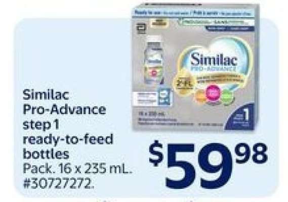 Similac Pro-Advance Step 1 Ready-to-Feed Bottles