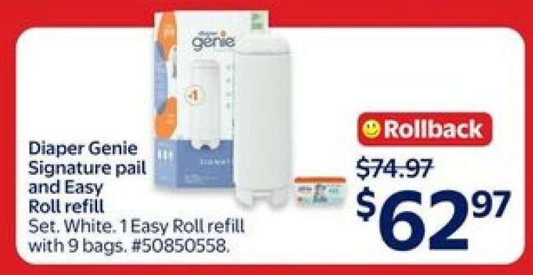 Diaper Genie Signature pail and Easy Roll refill