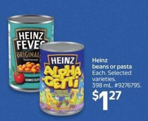 Heinz Beans or Pasta