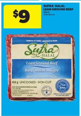 SUFRA HALAL LEAN GROUND BEEF