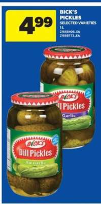 BICK’S PICKLES
