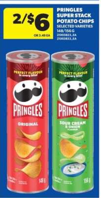 PRINGLES SUPER STACK POTATO CHIPS
