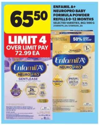 Enfamil A+ NeuroPro Baby Formula Powder Refills