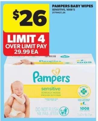 PAMPERS BABY WIPES