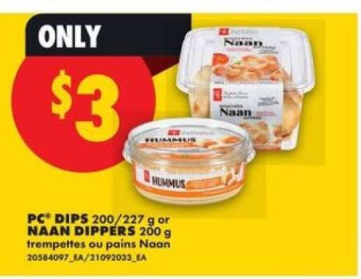 PC Dips or Naan Dippers