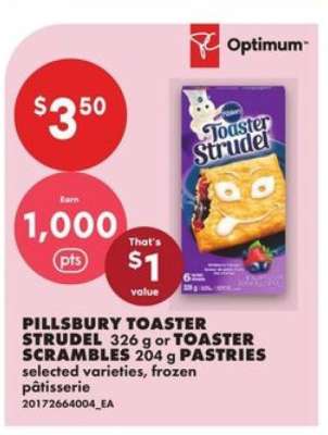 PILLSBURY TOASTER STRUDEL
