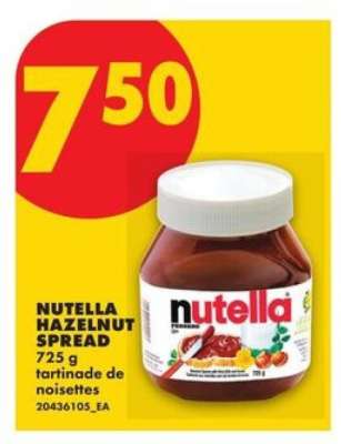 NUTELLA HAZELNUT SPREAD