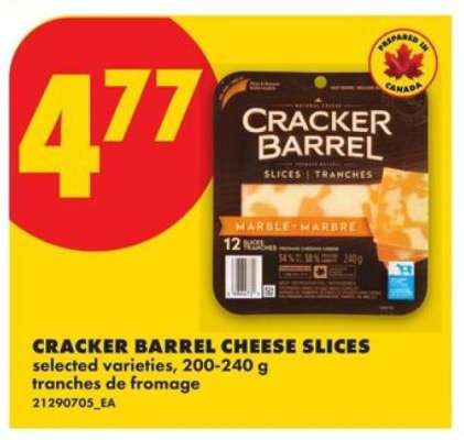 Cracker Barrel Cheese Slices