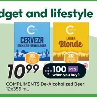 Compliments De-Alcoholized Beer