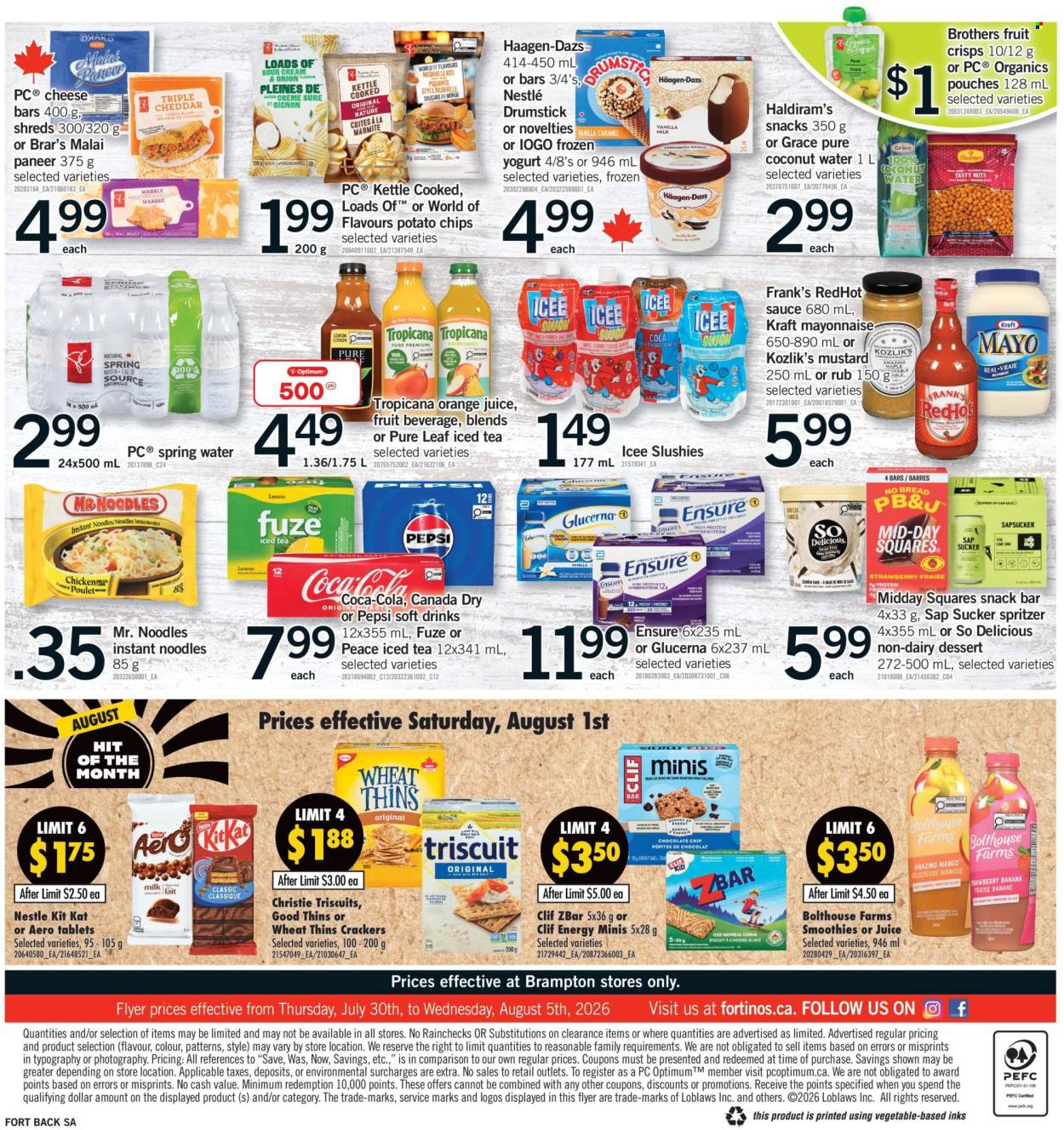 Fortinos flyer  - July 30, 2026 - August 05, 2026. Page 2