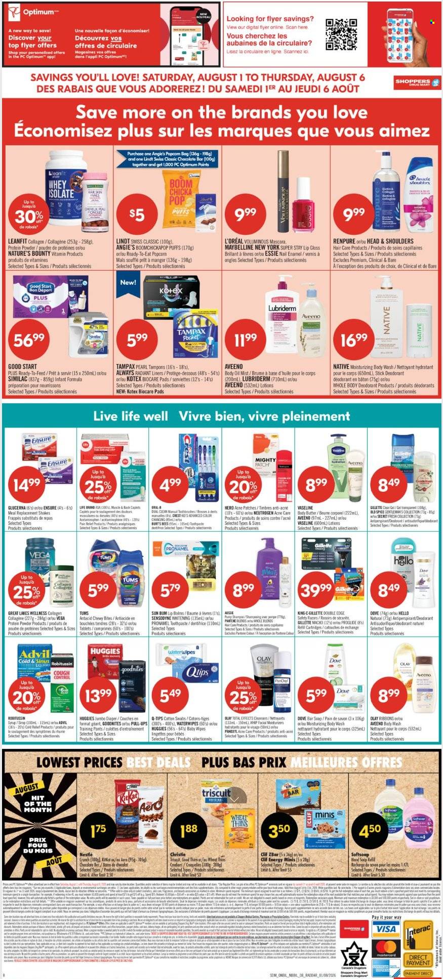 Shoppers Drug Mart flyer  - August 01, 2026 - August 06, 2026. Page 3