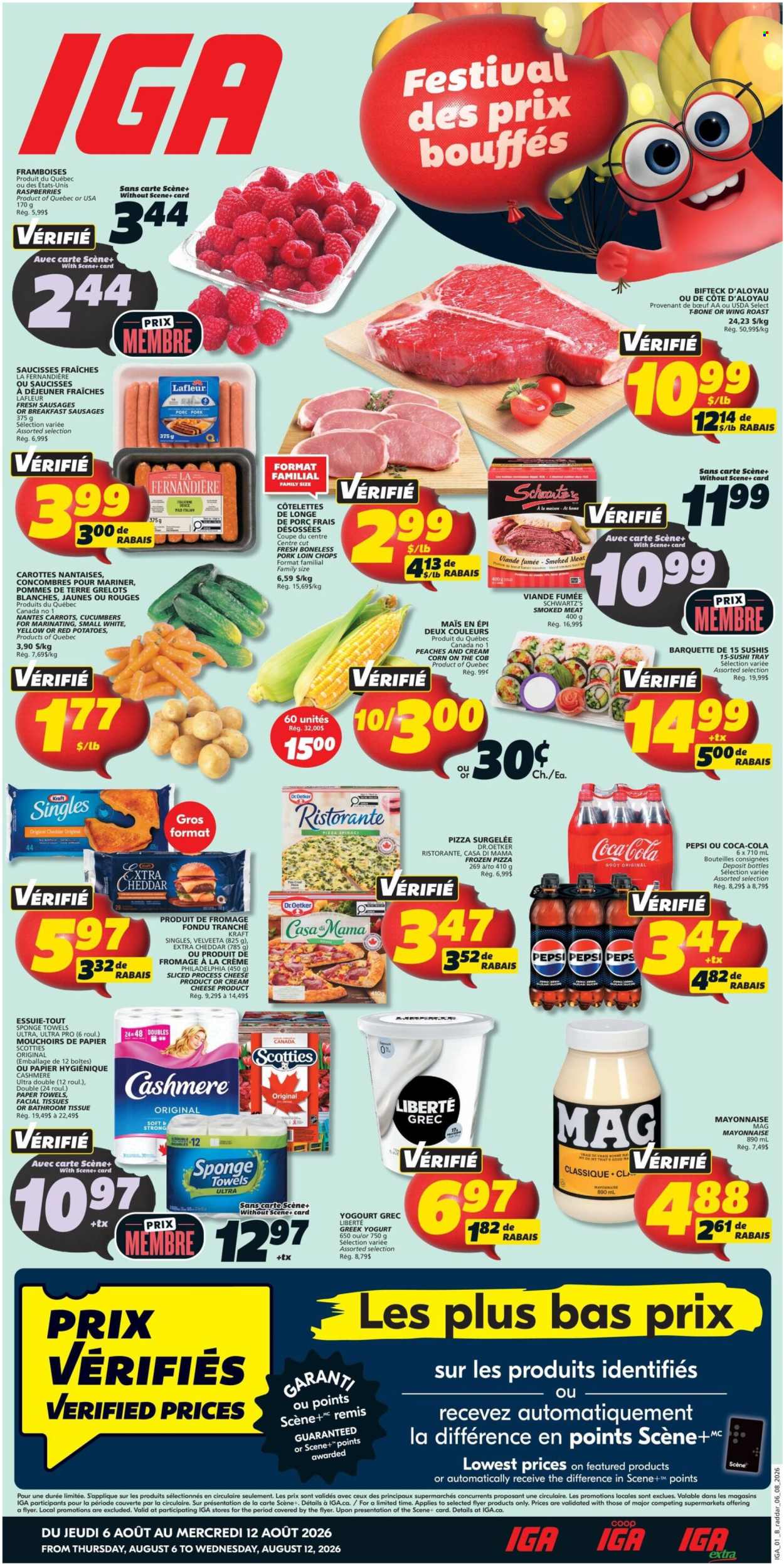IGA flyer  - August 06, 2026 - August 12, 2026. Page 1