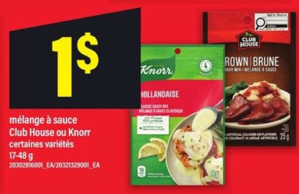 mélange à sauce Club House ou Knorr