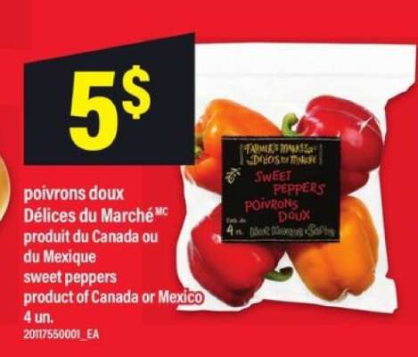 POIVRONS DOUX DÉLICES DU MARCHÉ