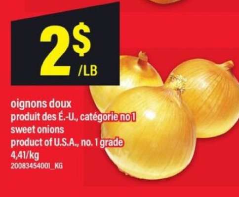 oignons doux