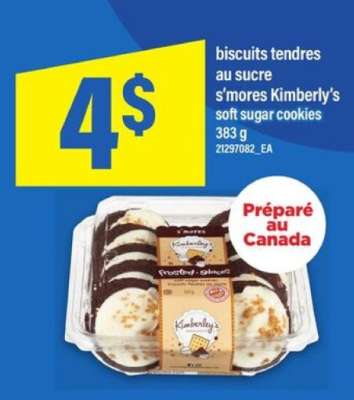 biscuits tendres au sucre s’mores Kimberly's