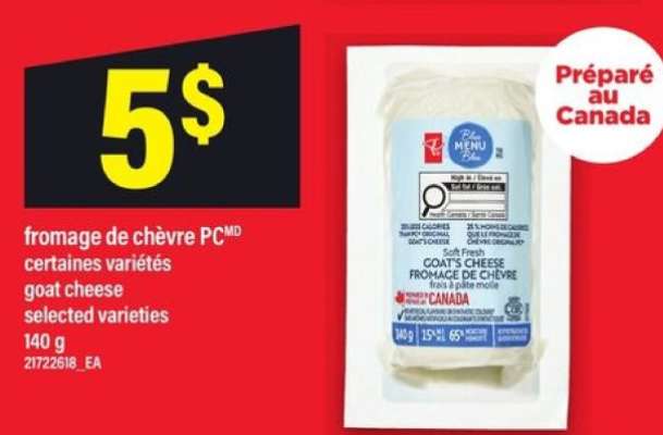 FROMAGE DE CHÈVRE PC