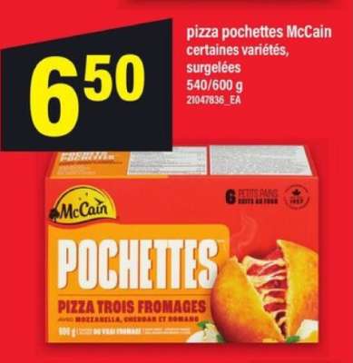 PIZZA POCHETTES MCCAIN