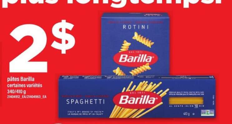 PÂTES BARILLA