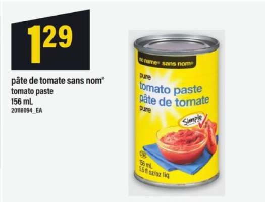 pâte de tomate sans nom
