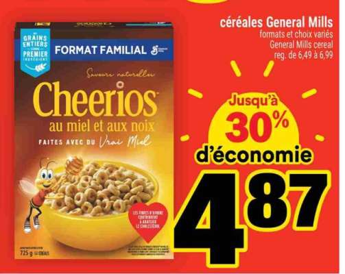 Cheerios au miel et aux noix