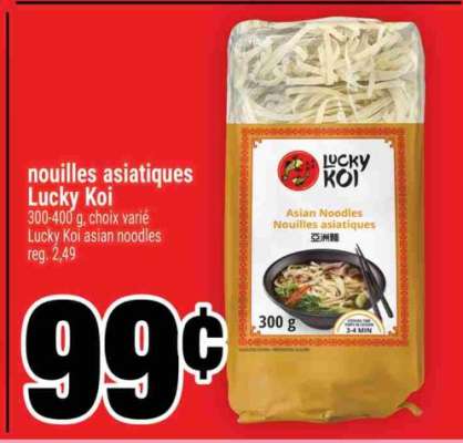 nouilles asiatiques Lucky Koi