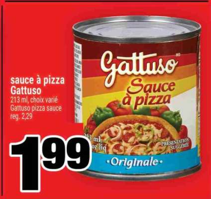 sauce à pizza Gattuso