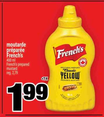 moutarde préparée French's