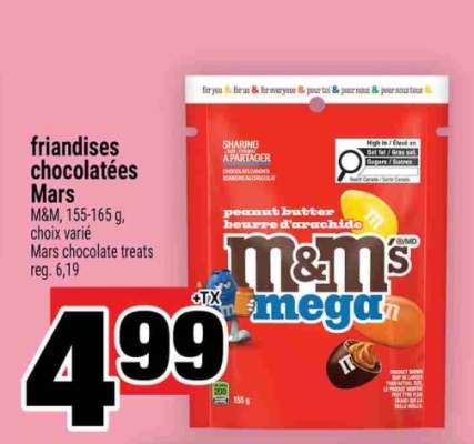 FRIANDISES CHOCOLATÉES MARS