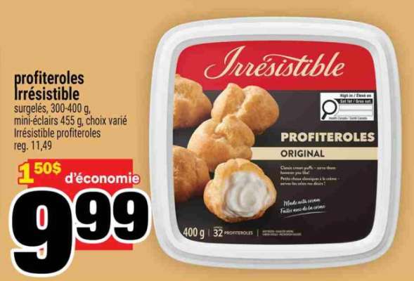 Profiteroles Irrésistible