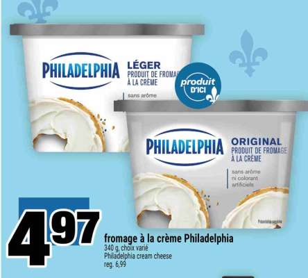 FROMAGE À LA CRÈME PHILADELPHIA